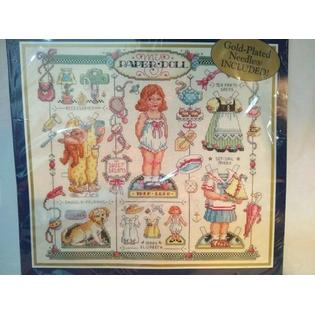 New Vintage Bucilla Cross Stitch Kit 42670 Paper Dolls Designed By