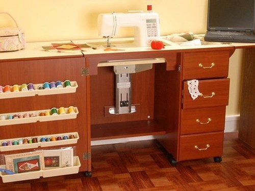 Arrow Norma Jean Sewing Machine Cabinet With Air Lift Cherry Arrow Norma Jean Sewing Machine Cabinet