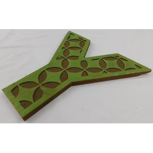 Ashland Summer Fiesta Distressed Wall Decor Wooden Letter Y New