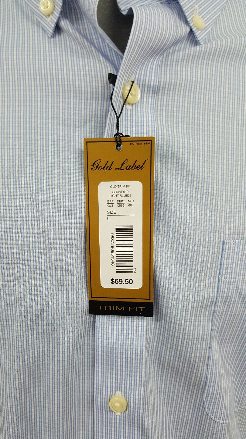 Roundtree & Yorke Roundtree Yorke Gold Label Light Blue ...