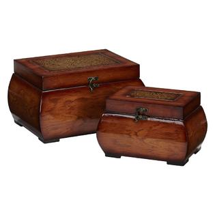 Nearly Natural Small Boxes For Jewelry With Lids Clasps Decorative Wood Trinket Storage Chests