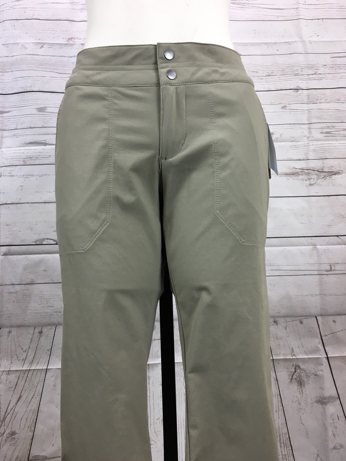 Columbia Womens Size 4 36 Zephyr Heights Capri Crop Pants Omni Shield Tan New