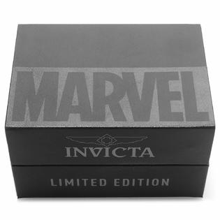 Invicta Marvel Black Panther Swiss Sw500 Automatic Chronograph Watch Rare 27158