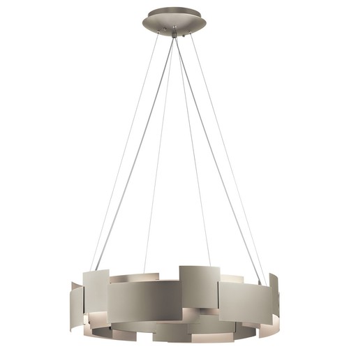 Kichler Lighting Group Ceiling Lights Sears Kichler Lighting Group 42992snled Moderne Chandelier Satin Nickel