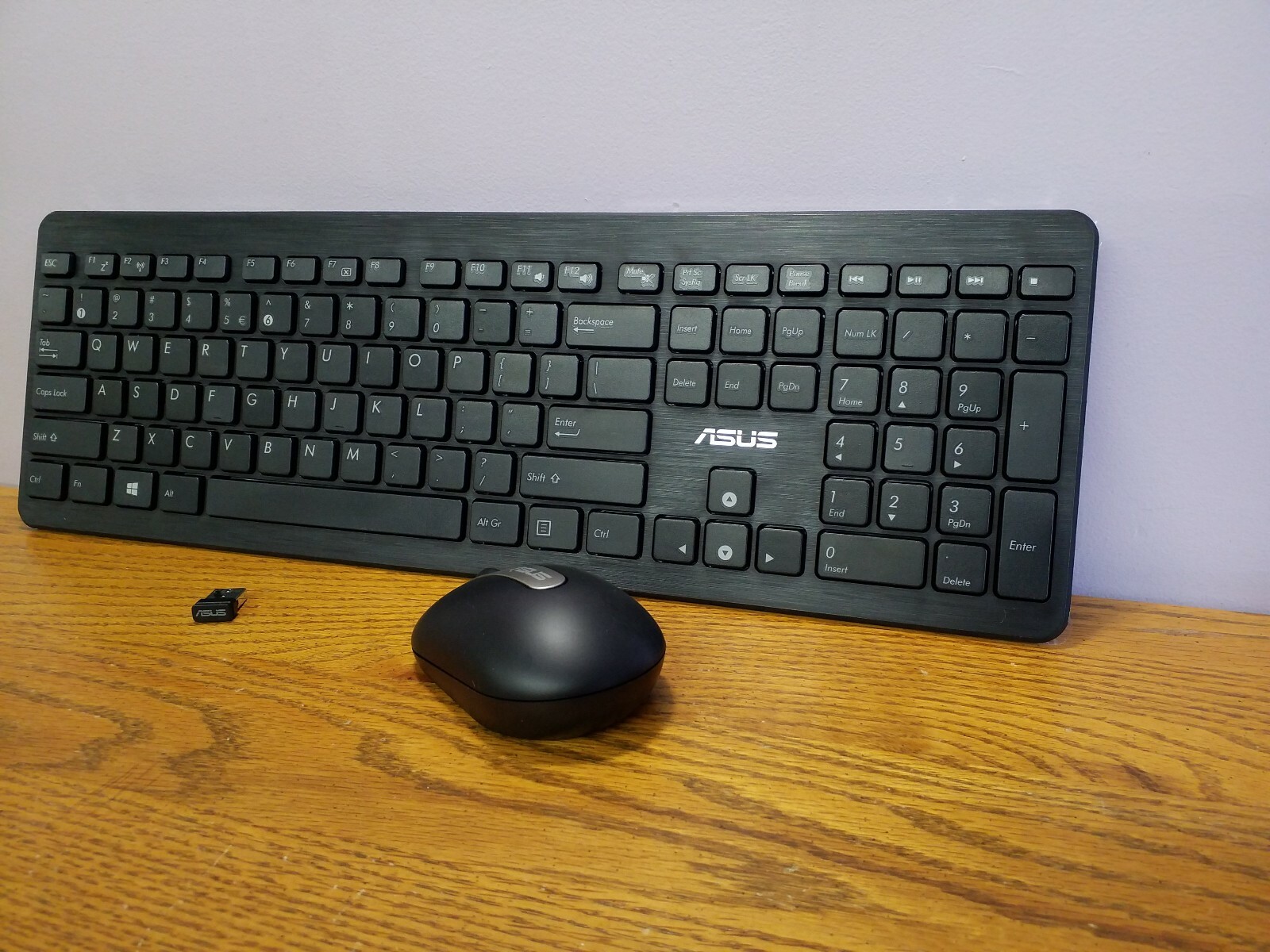 New Asus Wireless Keyboard And Mouse Ak1l Am1l Set Oem