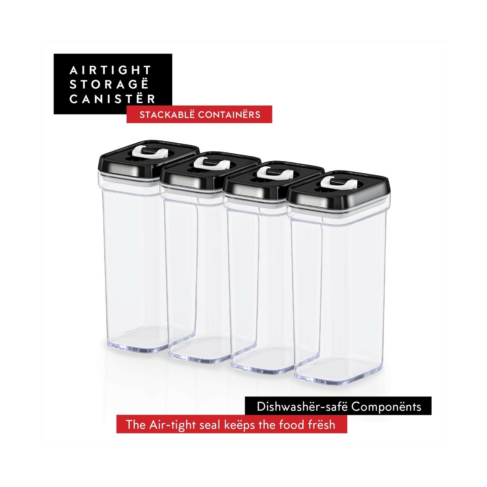 Dwllza Kitchen Dwellza Kitchen Airtight Food Storage Containers