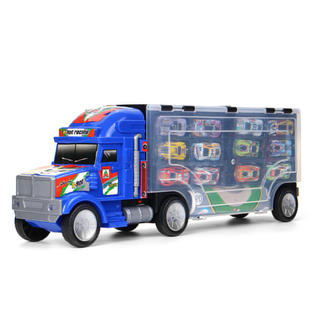Outerdo Big Container Truck 24pcs Mini Car Vehicle Kids Model Toy Christmas Xmas Gift Outerdo Big Container Truck 24pcs Mini Car Vehicle Kids Model Toy Christmas Xmas Gift