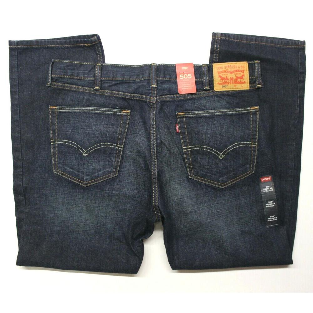Men's Levi's 505 Regular Fit Blue Jeans (005051155) Springstein