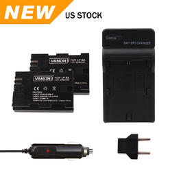 Vanon Ths 5001 0008 Mb 2pcs Canon Lp E6 Lpe6n Battery Charger For Canon Eos 70d 60d 80d 7d 5d Mark Iv