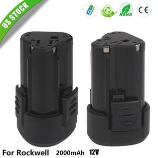 2x 12v Lithium Battery For Rockwell Rw9300 Rw9400 2 0ah Cordless Power Tools Us