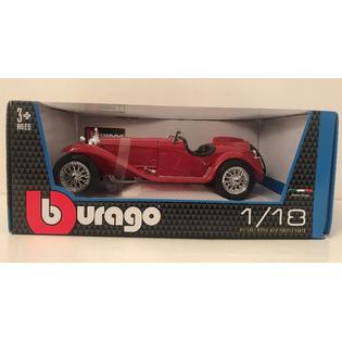 Burago Die Cast 1 18 Alfa Romeo 8c 2300 Spider Touring Red Sports Roadster Car