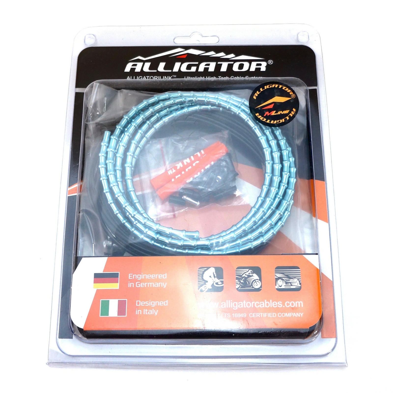 Bianchi Color Alligator I Link 5mm Road Bike Brake Cable Set Celeste Green