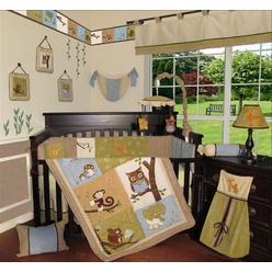 Sisi Baby Bedding Kmart Sisi Custom Baby Bedding Forest Friends 15 Pcs Crib Set Incl Lamp Shade