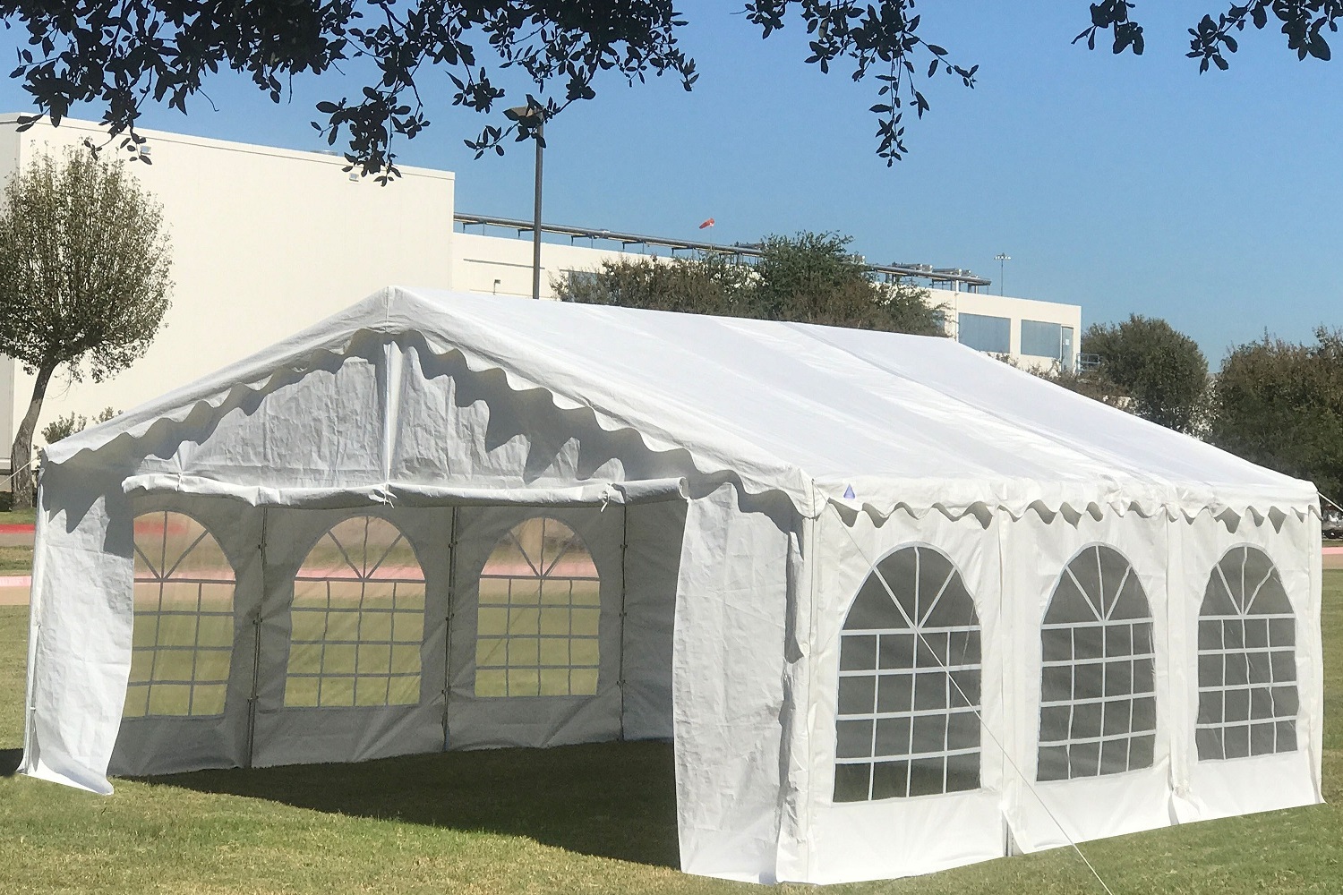 Delta canopy 20'x16' Budget PVC Party Tent - Heavy Duty Wedding Canopy Gazebo Carport - By DELTA Canopies