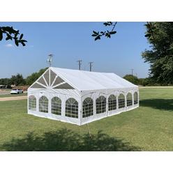 Delta canopy 30'x20' PVC Marquee - Heavy Duty Large Party Tent Wedding Tent Event Canopy Shelter Gazebo w Storage Bags by DELTA Canopies