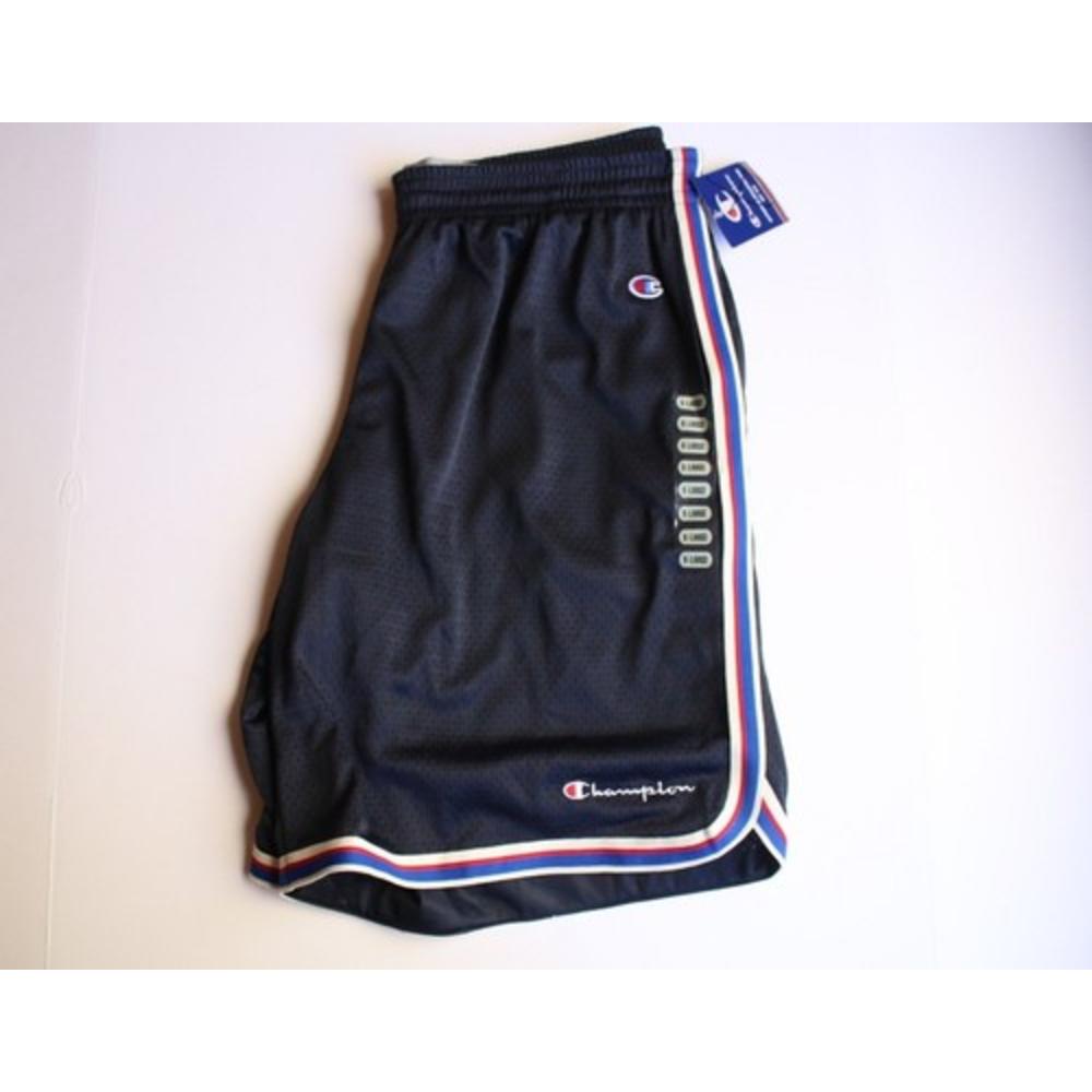 Champion Core Basketball Shorts Navy Red White Blue Striped Men S