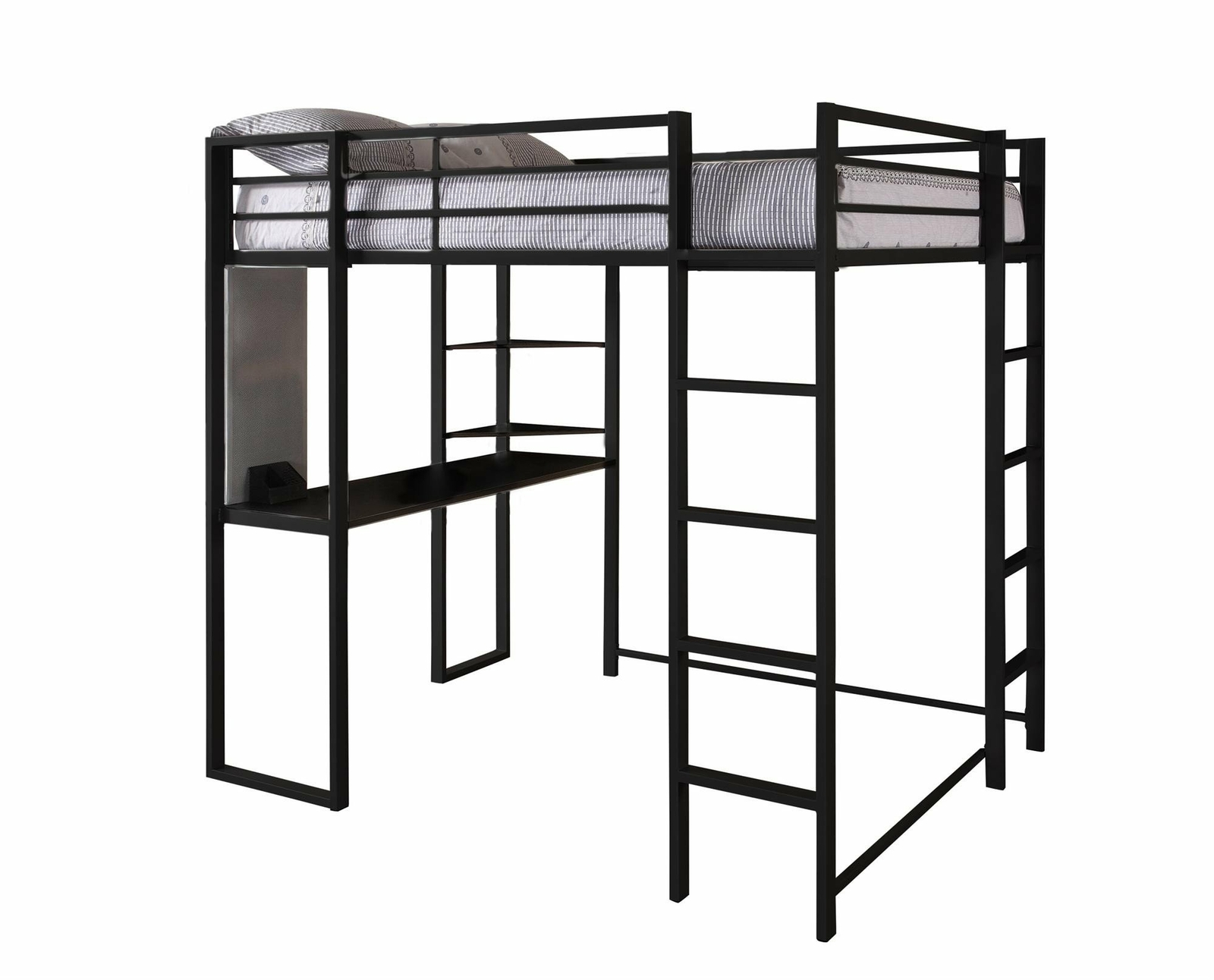 Dorel Student Loft Bed Frame With Desk For Kids Teens S