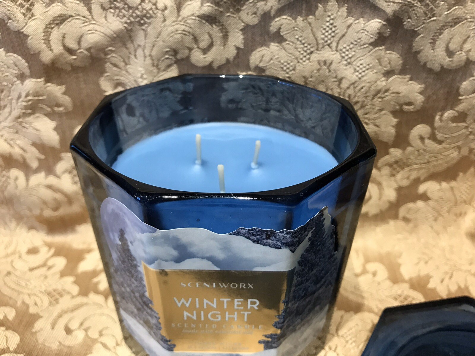 Scentworx Slatkin Winter Night Large 3 Wick Candle 14 5 Oz