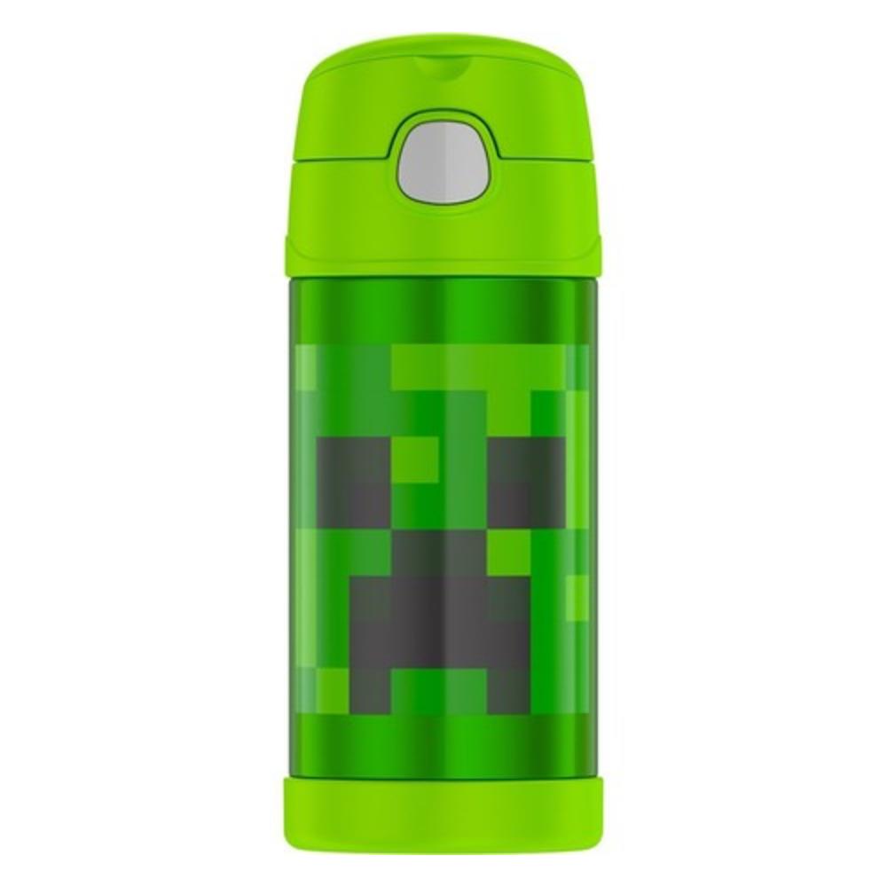 Mojang Thermos Minecraft Green Creeper 12 Oz Funtainer Insulated Water Bottle W Straw Mojang Thermos Minecraft Green Creeper 12 Oz Funtainer Insulated Water Bottle W Straw