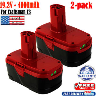 Reoben 315 115410 2x 4 0ah For Craftsman 19 2v C3 Xcp 130279005 1323903 130211004 Lithium Battery
