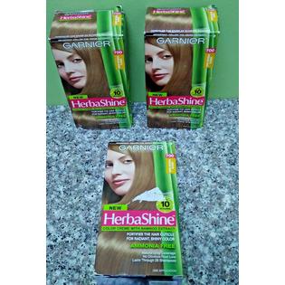 3 Boxes Garnier Herbashine 700 Dark Natural Blonde Creme Hair