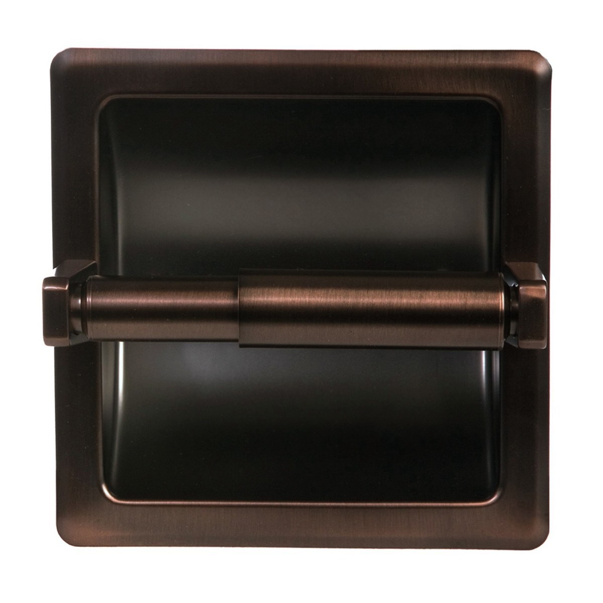 Howplumb Oil Rubbed Bronze Bathroom Mounted Recessed Toilet Paper