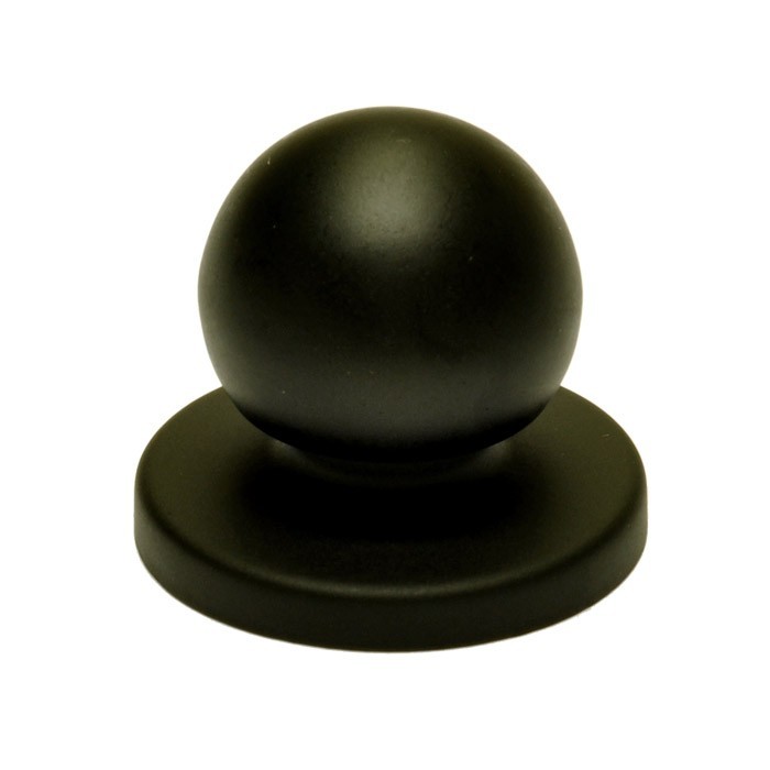Howplumb Matte Black Bifold Door Knob With Backplate