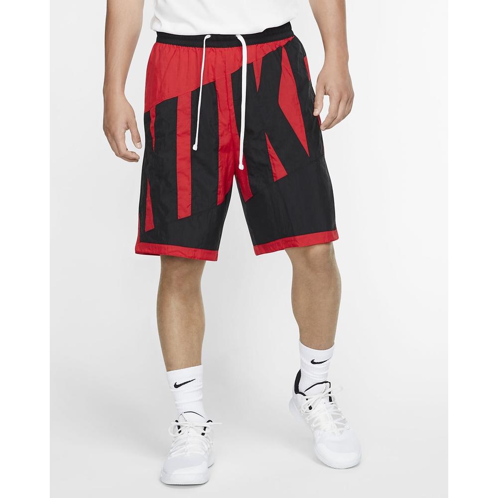 Nike Throwback Basketball Shorts Red Black Aj3165 657 Men S Size