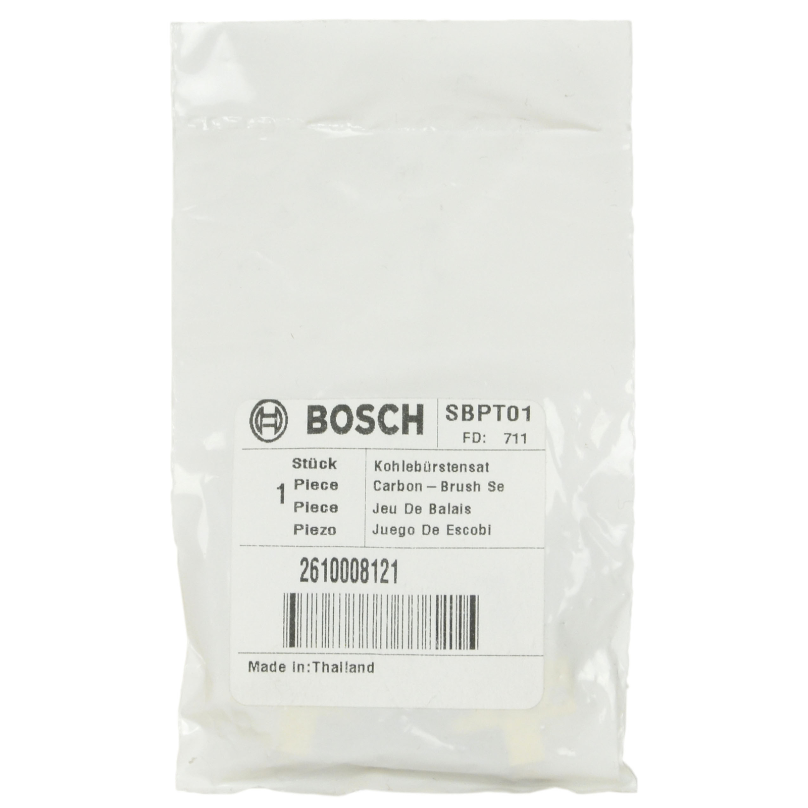 Bosch 2610008121 Carbon Brush Set 2pk For Pr10e Pr20evs Pr20evsk