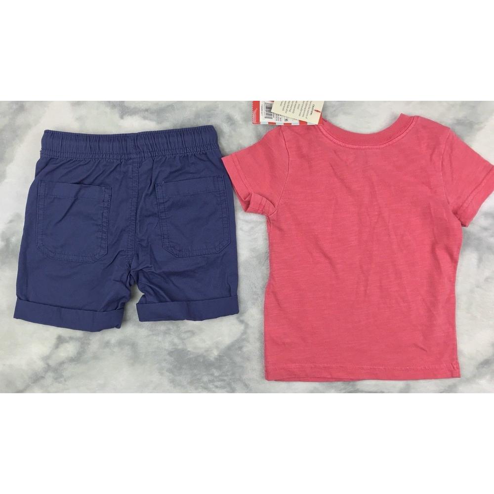 Boy S Cat Jack 2 Piece Outfit T Shirt Elastic Shorts Nwt 12 Months