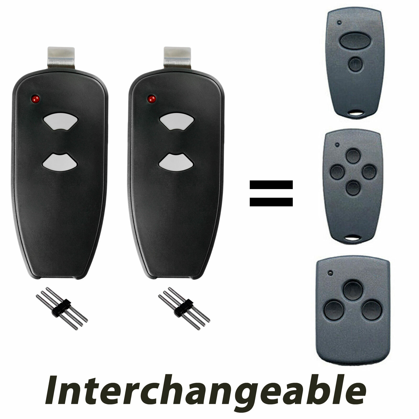 Totalsalez 2 Fits Marantec Harrison Martin Garage Door Opener Remote 315 Mhz M3 2312