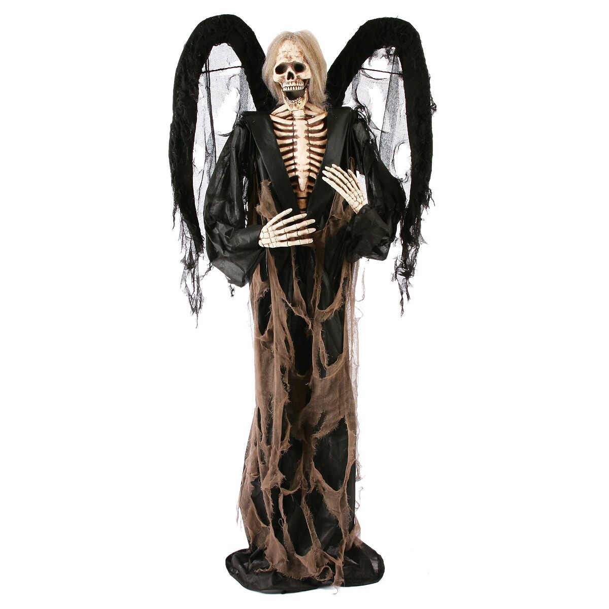 Fun World Costumes Angel Of Death Scary Halloween Prop Grim Reaper 6 Ft Outdoor Decoration