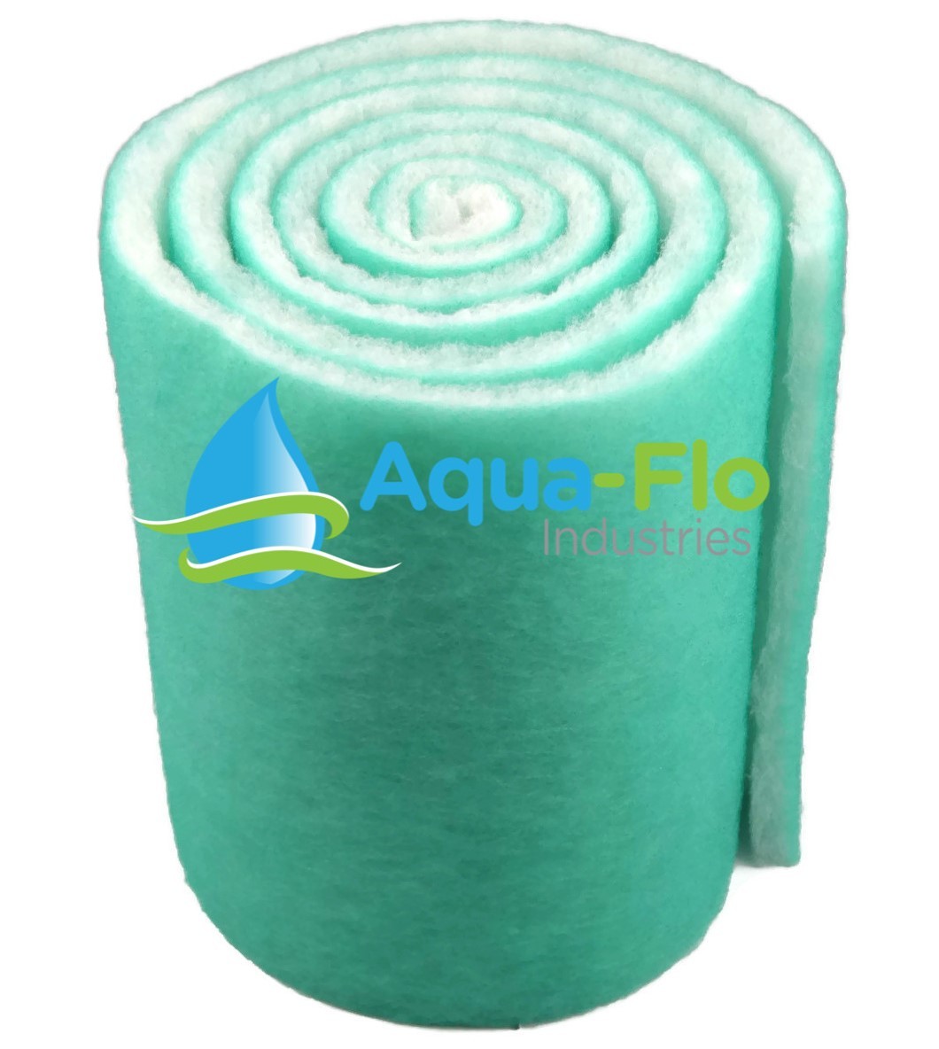 Aqua Flo 72 Inch Wide X 120 Inches 10ft Long Roll Dual Sided Green Aquarium Pond Filter Aqua Flo 72 Inch Wide X 120 Inches
