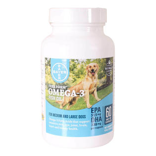 Free Form Snip Tips Omega3's for Medium Large Dogs, 60 ct