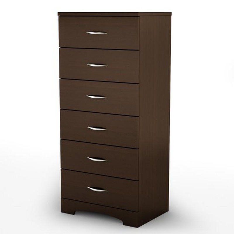 South Shore Step One 6 Drawer Chest Chocolate
