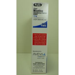 Rugby Laboratories Nicotine Patch 14mg Quit Smoking