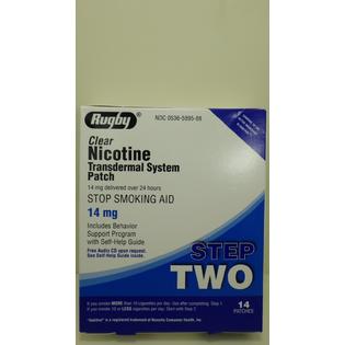 Rugby Laboratories Nicotine Patch 14mg Quit Smoking