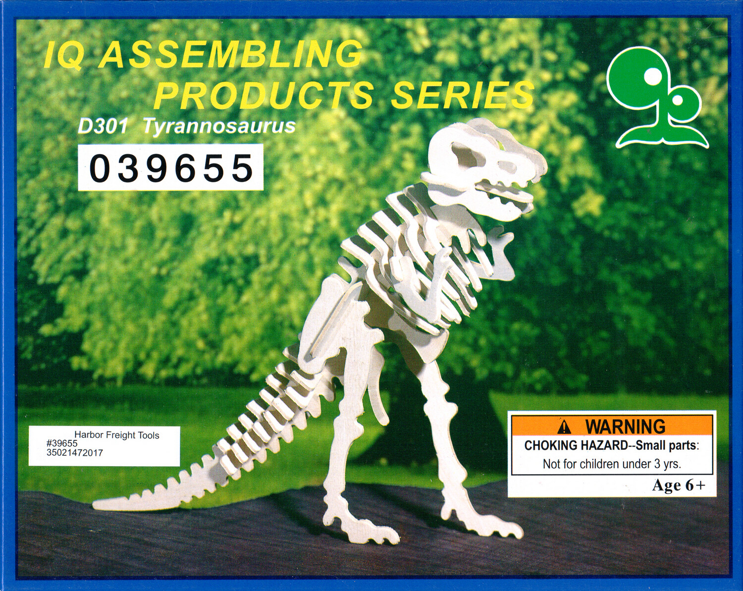 Hft T Rex Dinosaur Balsa Wood 3d Puzzle Tyrannosaurus T Rex Model New