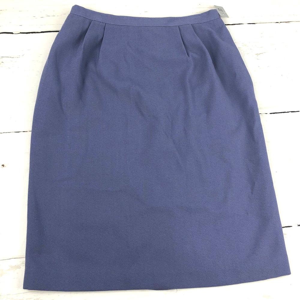 Dressbarn Dress Barn Skirt Womens 10p Petite Lavender Pencil Lined