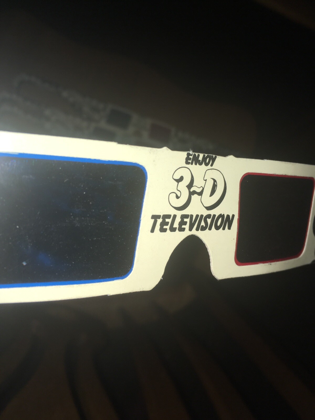 Vtg 80 S 3d Glasses Lot Of 6 Unused Cool Retro 3 D Tv Movie By