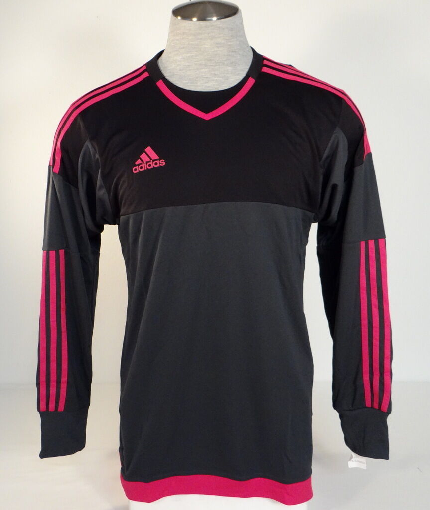 Adidas AdiZero Top 15 GK Black & Pink Long Sleeve GoalKeeper Jersey ...