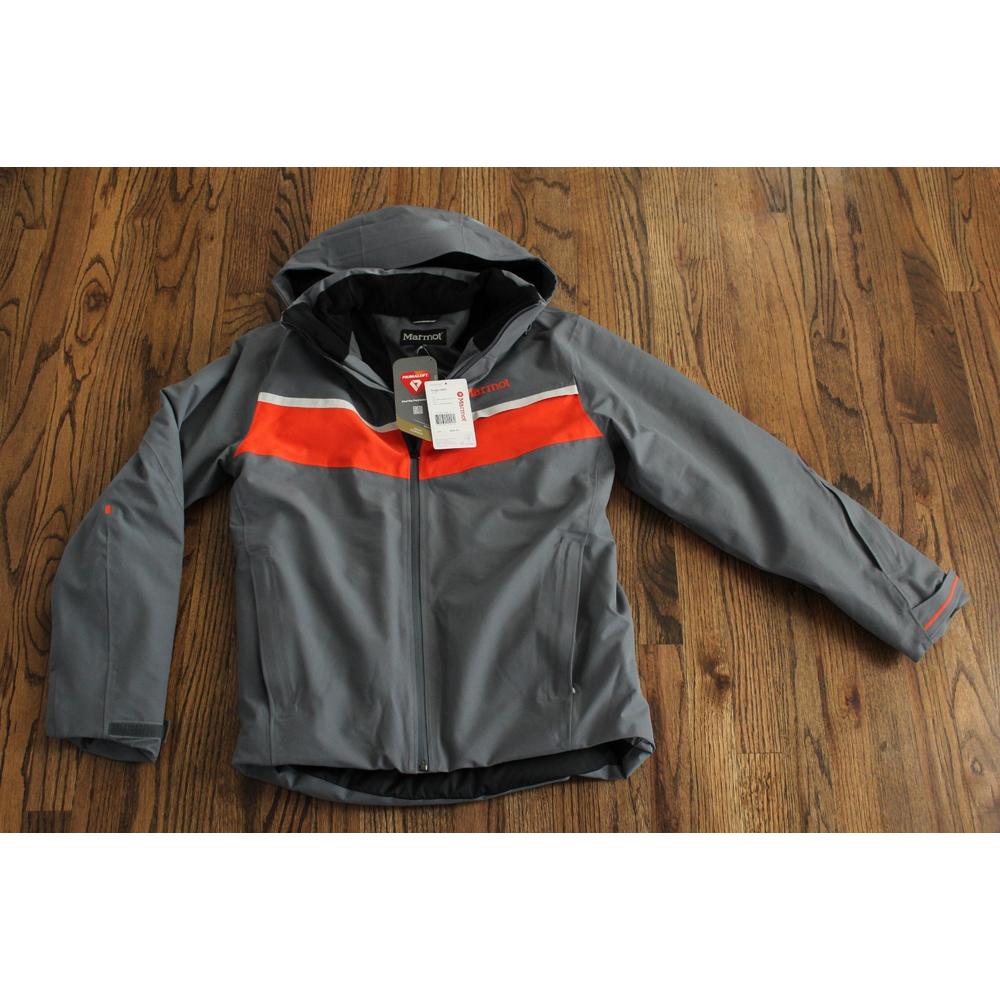 35 Marmot Paragon Winter Jacket 700 Fill Primaloft Recco Mens Small Large 500