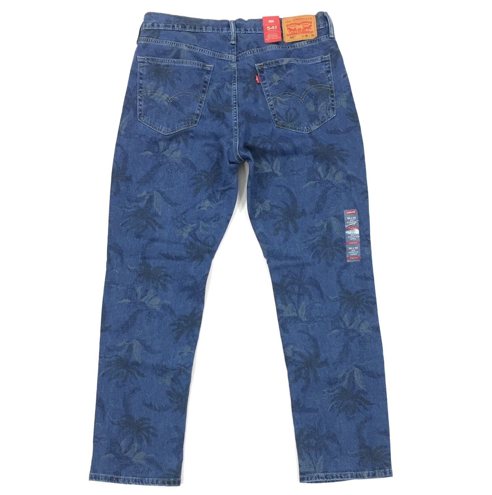New Levi's 541 Athletic Fit Jeans ALL SIZES Stretch Fit Floral Denim ...