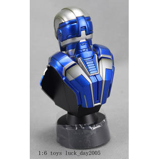 Hot Toys Iron Man 3 Blue Steel Mark Xxx Mk 30 1 6 Led Light Bust