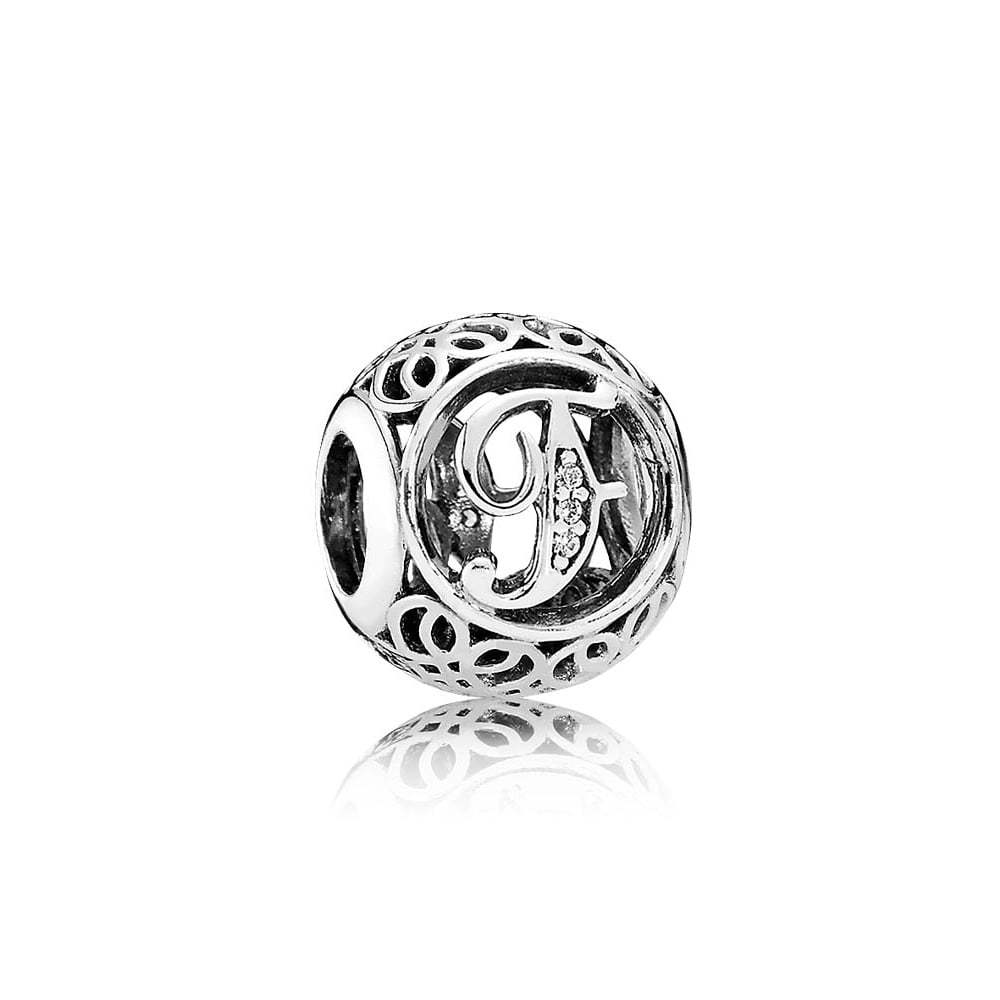pandora charm vintage letters pandora charm vintage letters