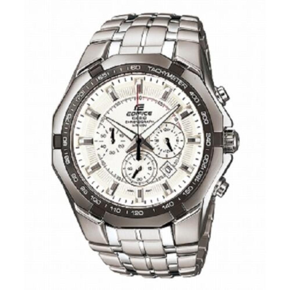 CASIO EF540D-7A Edifice Chronograph Mens Analog 3 Subdial Solid Stainless Steel