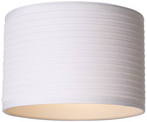 Bwood White Horizontal Pleat Drum Lamp Shade 11x11x7 5 Spider