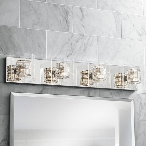 Possini Euro Design Modern Wall Light Chrome 30 75 Vanity Fixture Possini Euro Design Modern Wall Light Chrome 30 75 Vanity Fixture Bathroom Over