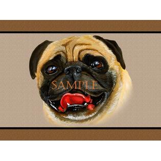 3 Sisters Rock Pug Face Artist Painted Graphic Art Welcome Home Doormat Floor Door Mat Rug