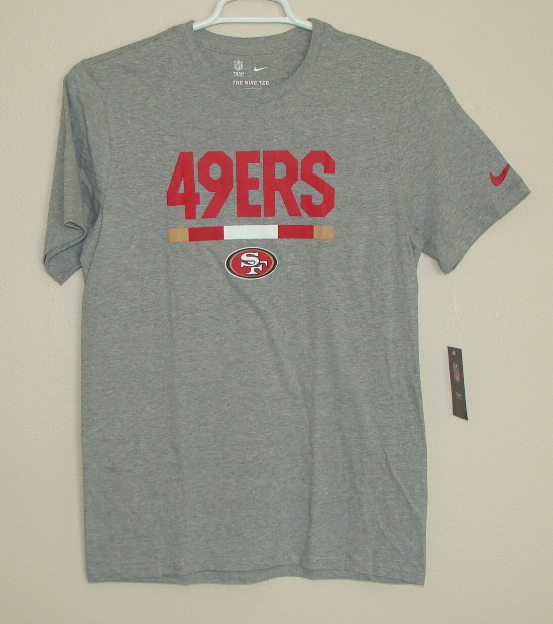 NWT Nike NFL Men's San Francisco 49ers Short Sleeve Shirt M XL 841201